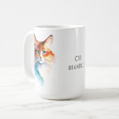Aquarellzeichnungen Charming Katzen Kaffeetasse (Vorderseite Links)
