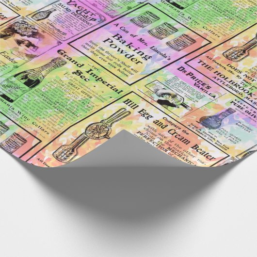 Aquarellzeitung Geschenkpapier (Ecke)