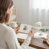 Aquarellziege Einladung