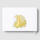 Aquarellziege Gästebuch (Rückseite)