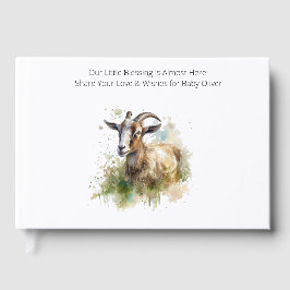 Aquarellziege Gästebuch