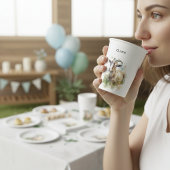 Aquarellziege Pappbecher