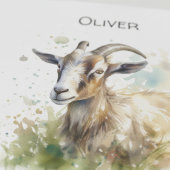 Aquarellziege Serviette