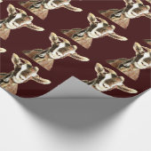 Aquarellziegenfarm Geschenkpapier (Ecke)