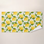 Aquarellzitronenmuster Badehandtuch (Badehandtuch)