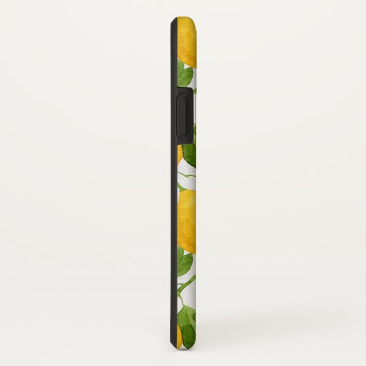Aquarellzitronenmuster Case-Mate iPhone Hülle (Hinten/Rechts)