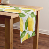 Aquarellzitronenmuster Kurzer Tischläufer (Beispiel)