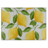 Aquarellzitronenmuster Schneidebrett (Vorderseite)