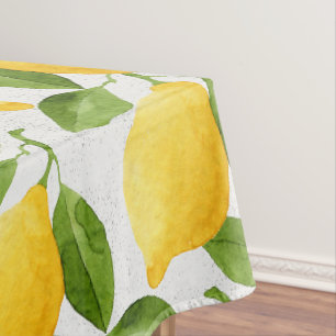 Aquarellzitronenmuster Tischdecke