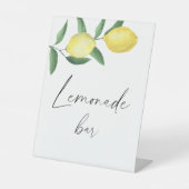 AquarellZitrusfrüchte - modern - Limonade Bar Sockelschild (Vorderseite)