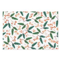 Aquarellzweige und Berries Winter