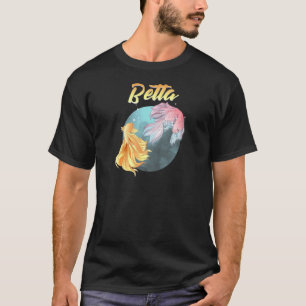 Aquarianer Betta-Fisch für Aquarium-Fischsammler T-Shirt