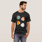 Aquarien-Diskusfisch T-Shirt (Vorne ganz)