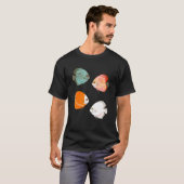 Aquarien-Diskusfisch T-Shirt (Vorne ganz)