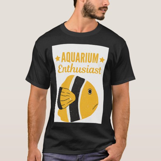 Aquarien-Enthusiast T-Shirt (Vorderseite)