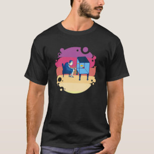 Aquarien Fische Tank-Fische Aquaristik Vintage A T-Shirt