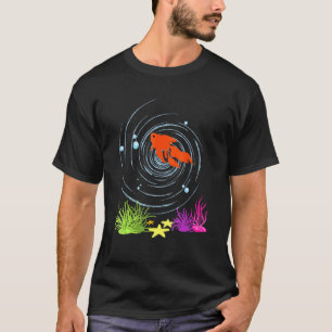 Aquarienbesitzer Goldfisch Glas Aquaristik Fisch T-Shirt