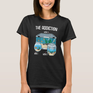 Aquarienfisch haltender Aquarianer Aquascaping Fan T-Shirt