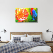 Aquarienfisch-Leinwand Leinwanddruck (Insitu (Schlafzimmer))