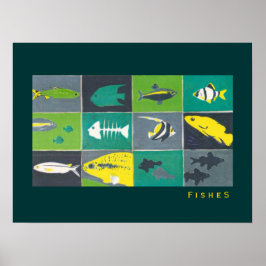 Aquarienfische Poster