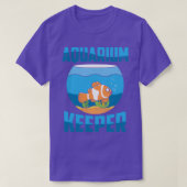 Aquarienfischerei Aquarium Bewahrer Fisch 4 T-Shirt (Design vorne)