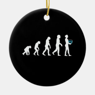 Aquarienfischzüchter Evolution Keramik Ornament
