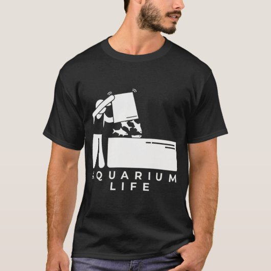 Aquarienleben T-Shirt (Vorderseite)