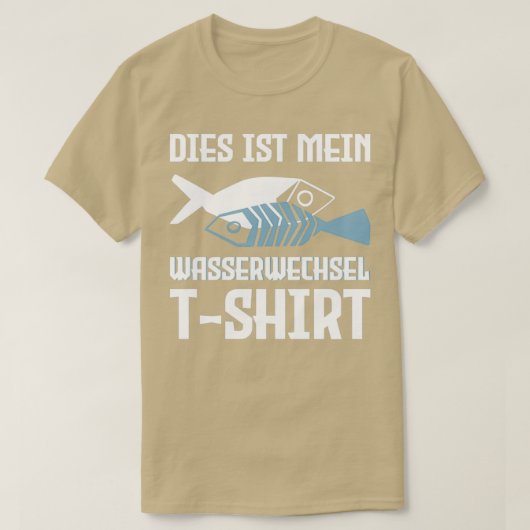 Aquarienwasserwechsel Aquarienschwimmer 1 T-Shirt (Design vorne)