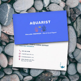 Aquarist - Fisch & Koral Visitenkarte