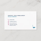 Aquarist - Fisch & Koral Visitenkarte (Rückseite)