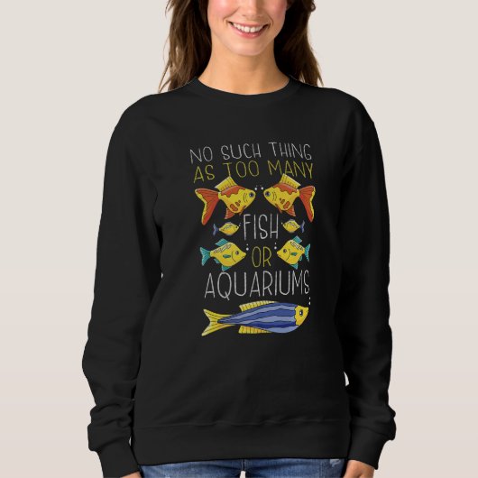 Aquarist Fish Keeper Aquarium Sweatshirt (Vorderseite)