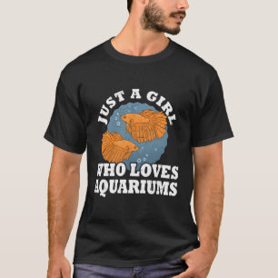 Aquarist Fish Tech Aquarium Fishkeeg Aquarium T-Shirt
