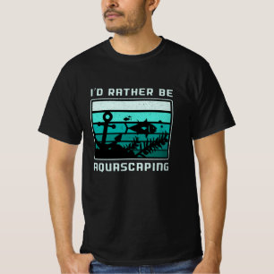 Aquarist, ich würde eher Aquascaping Retro Aquariu T-Shirt