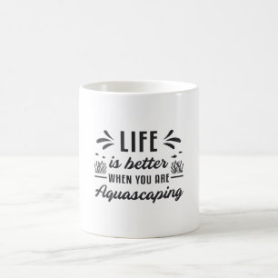 Aquarist Life ist besser Aquascaping Funny Fish Kaffeetasse