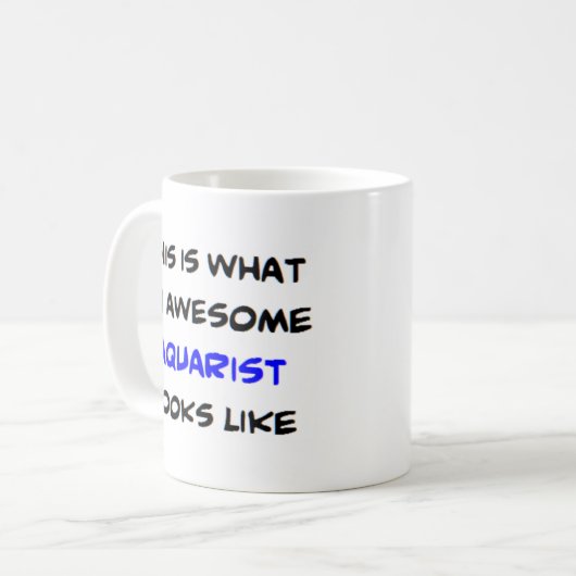 Aquarist, phantastisch kaffeetasse (Vorderseite Links)