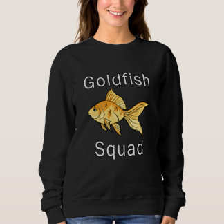 Aquaristics Hobby Goldfish Squad Cute Goldfish Sweatshirt