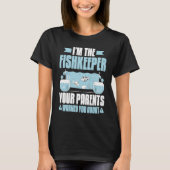 Aquaristics Warned Fishkeeper Aquarium Aquarist T-Shirt (Vorderseite)