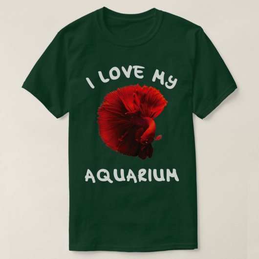 Aquaristik I Liebe meines Aquariums mit der Bekämp T-Shirt (Design vorne)
