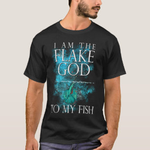 Aquaristik Süßwasser Flocken Fischhaltung Aquascap T-Shirt