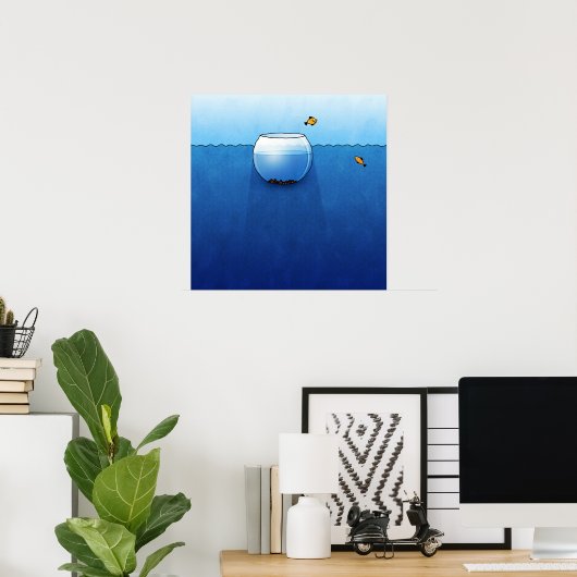 Aquarium2 Poster (Heimbüro)