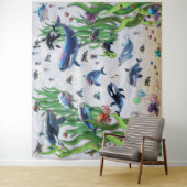 Aquarium 2 Party Hintergrund Wandteppiche (Beispiel)