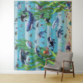 Aquarium 3 Party Hintergrund Wandteppiche (Beispiel)