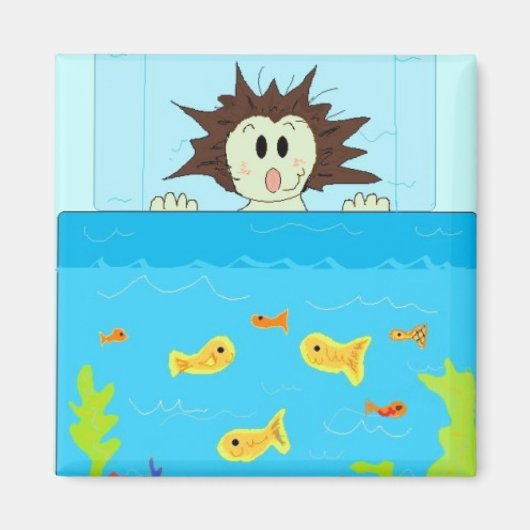 Aquarium-Ansicht Magnet (Vorne)