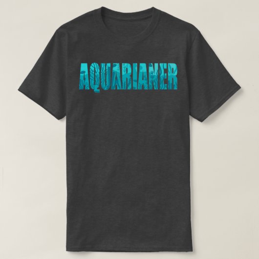 Aquarium Aquarist Fisch Hobby Aquascaping T-Shirt (Design vorne)