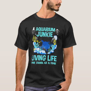 Aquarium Aquaristik Aquarianer Fischpanzer T-Shirt