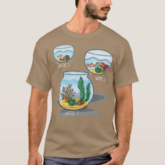 Aquarium Aquaristik Fische Liebhaber Geschenkidee T-Shirt