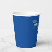 Aquarium Aquarium Blue Baby Dusche Danke Pappbecher (Rechts)