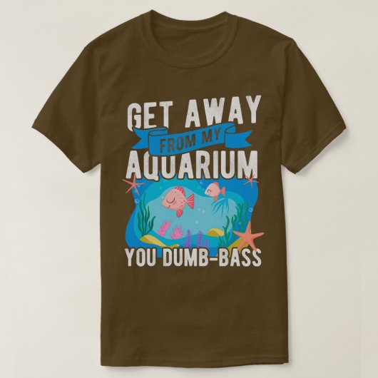 Aquarium Aquascaping Goldfish Rifffisch T-Shirt (Design vorne)