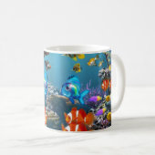 Aquarium-Art Kaffeetasse (VorderseiteRechts)