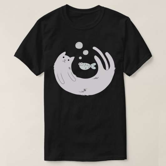 Aquarium Cat T-Shirt (Design vorne)